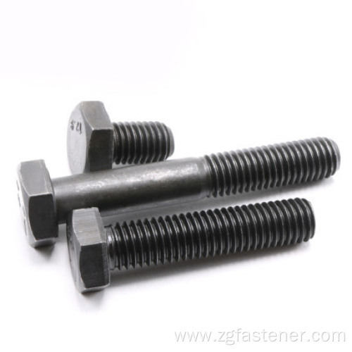 Class 12.9 Zinc Plated Steel Hex Bolt , M8 Length